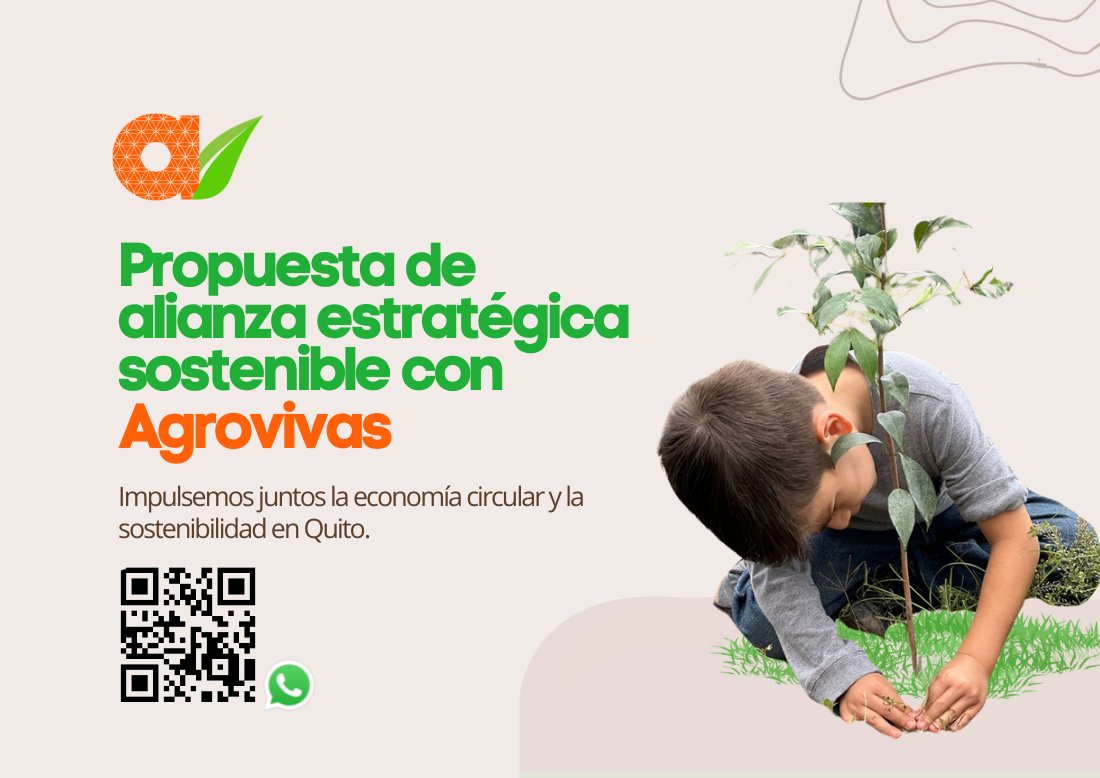 Portada de la propuesta de alianza estratégica sostenible con Agrovivas
